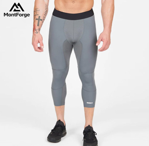 Men's 3/4 Compression Tights Supplier | Quick Dry Training Tights Wholesale