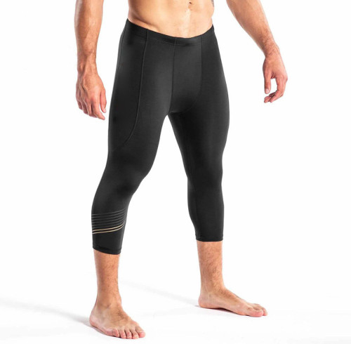Men's 3/4 Running Tights Supplier | Men's Fitness Leggings Manufacturer