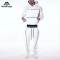Custom Black Piping White Hoodie Tracksuit Manufacturer | Factory Men Fleece Streetwear Sweat Suit