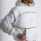 Custom Black Piping White Hoodie Tracksuit Manufacturer | Factory Men Fleece Streetwear Sweat Suit