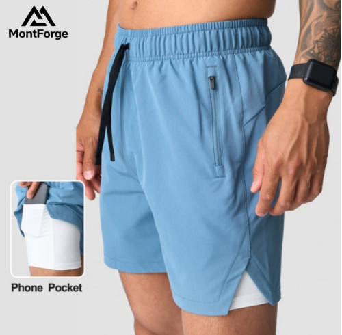 Custom 2-in-1 Liner Shorts Manufacturer | High Quality Quick Dry Workout Shorts Supplier