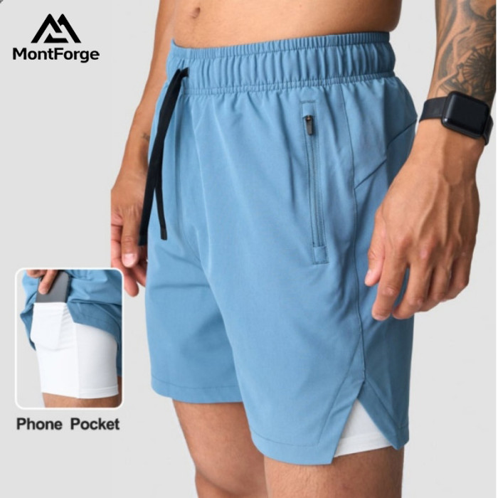 Custom 2-in-1 Liner Shorts Manufacturer | High Quality Quick Dry Workout Shorts Supplier