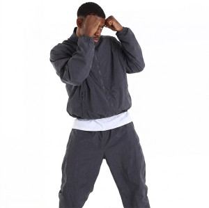 Private Label Men's Oversized Windbreaker Set | Wholesale Premium Streetwear Tracksuit Supplier