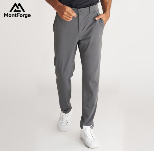 Private Label Men's Premium Golf Pants | Wholesale High-Performance Stretch Trousers Supplier