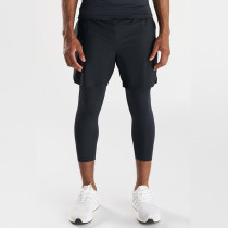 Custom Men's 3/4 Length Baselayer Leggings | Wholesale Compression Tights Supplier