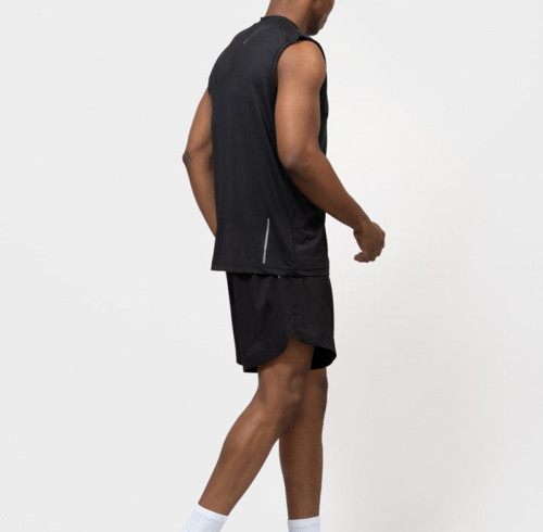 Private Label Men's Sleeveless Gym T-Shirt | Wholesale High-Performance Training Vest Supplier