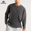 Custom Men's Vintage Washed Long Sleeve T-Shirt | Wholesale Premium Oversized Heavyweight Tee Supplier