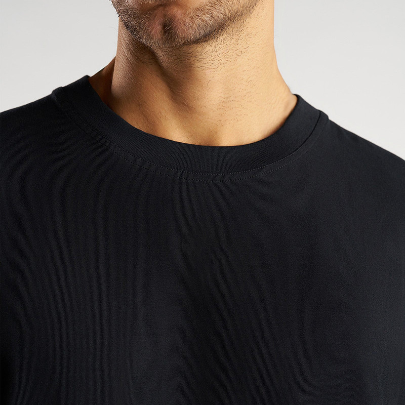 Custom Logo Drop Shoulder Male Streetwear Shirt