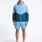 Men's Lightweight Color-Block Windbreaker Tracksuit Set