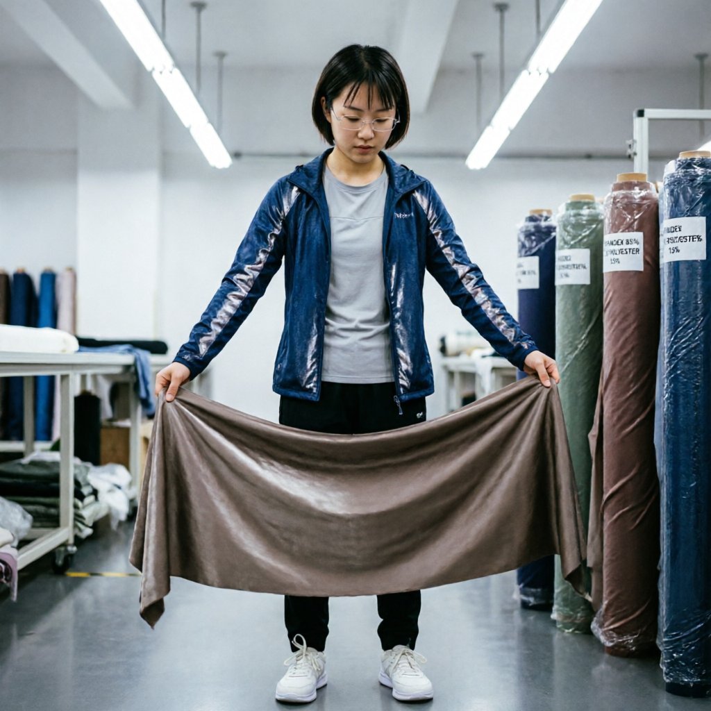 Quality inspection of sportswear fabric