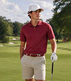 Premium branded polo shirt representing luxury private label launch success story