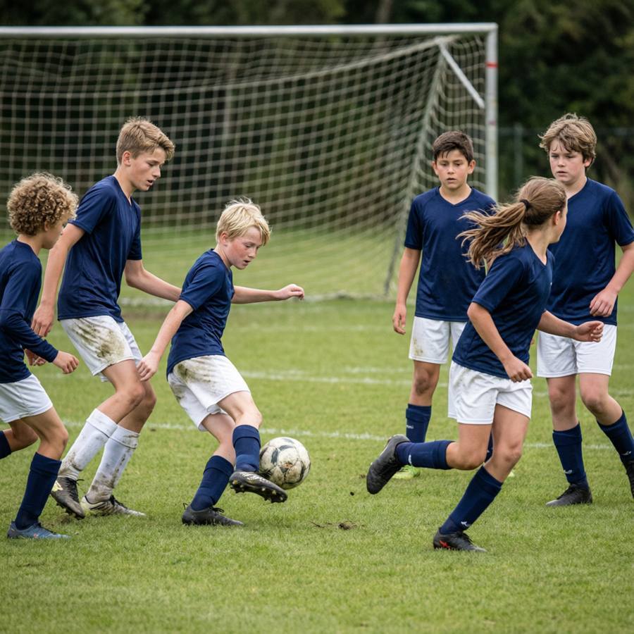 Youth league competitive matches and sports clubs
