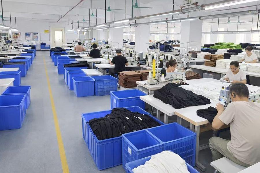 Montforge advanced apparel manufacturing facility with computerized production lines