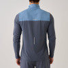 Polyester Workout T-Shirts Manufacturer | Sport Blue Mixed Long Sleeve T Shirts For Men