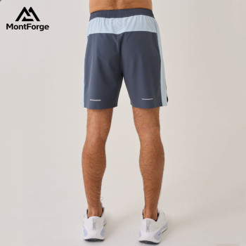 Men Lightweight Running Shorts Manufacturer  | Color Block Quick Dry Gym Shorts Supplier