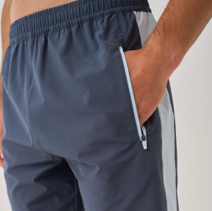 Men Lightweight Running Shorts Manufacturer  | Color Block Quick Dry Gym Shorts Supplier