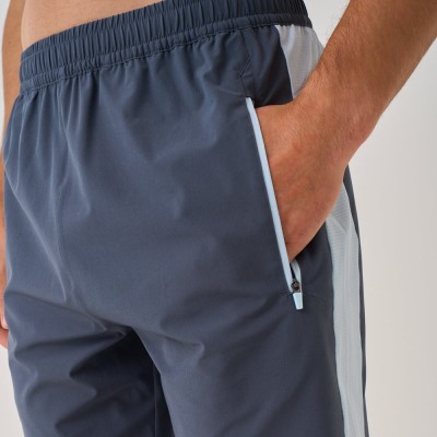 Men Lightweight Running Shorts Manufacturer  | Color Block Quick Dry Gym Shorts Supplier