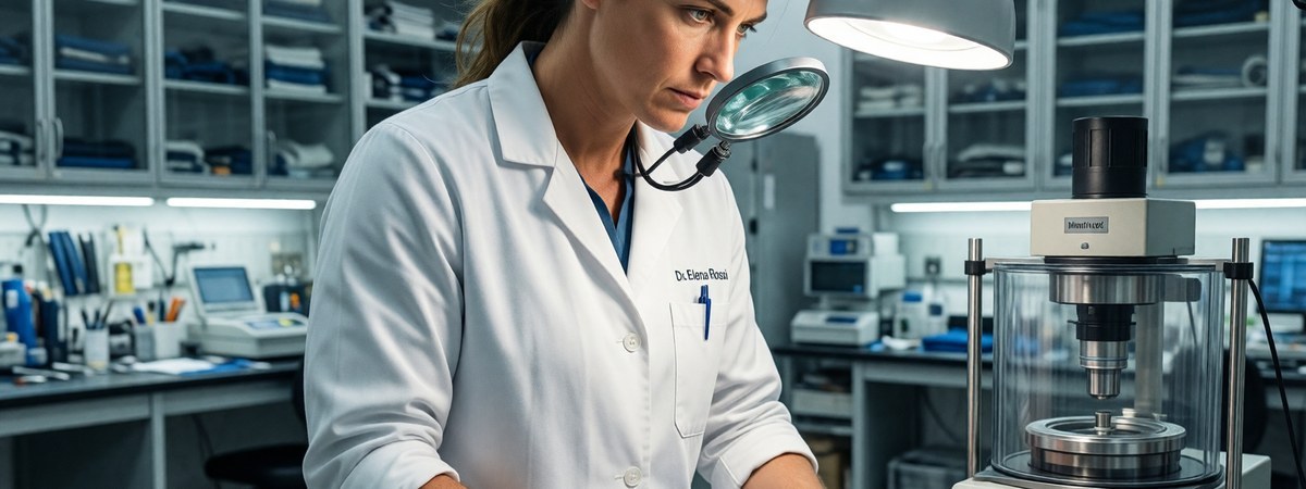 Textile quality-control laboratory testing sportswear fabric