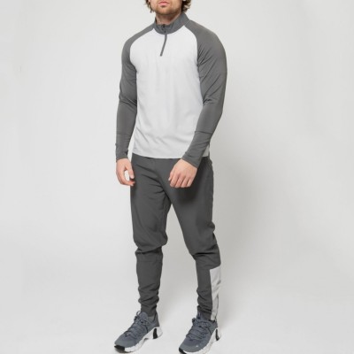 Half Zip Quick Dry Long Sleeve Top Manufacturer  | Outdoor Fitness Training Shirt Factory