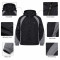Private Label Men's Color Block Hooded Windbreaker | Wholesale Lightweight Sports Jacket Supplier