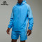 Custom Logo Male Two-Tone Running Sports Set | Wholesale Zip-Up Gym Activewear Manufacturer