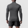 Private Label Men's Half-Zip Long Sleeve Baselayer | Wholesale Compression Sports Shirt Supplier
