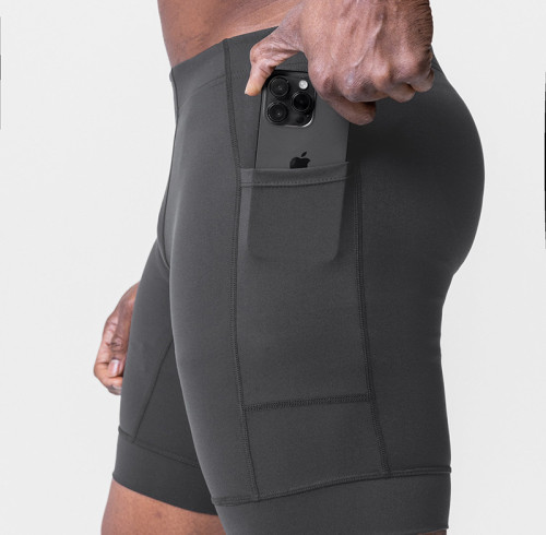 Private Label Men's Compression Running Shorts | Wholesale Athletic Baselayer Tight Shorts Supplier