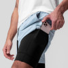 Private Label Men's 2-in-1 Running Shorts | Wholesale Athletic Compression Liner Workout Shorts Supplier