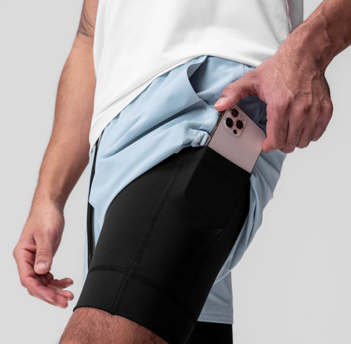 Private Label Men's 2-in-1 Running Shorts | Wholesale Athletic Compression Liner Workout Shorts Supplier