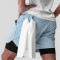 Private Label Men's 2-in-1 Running Shorts | Wholesale Athletic Compression Liner Workout Shorts Supplier