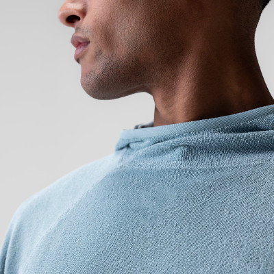 Custom Logo Men's Raglan Sleeve Sweatshirt | Wholesale Casual Athletic Hooded Top Manufacturer