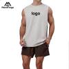 OEM Custom Gym Sports Tank Top Manufacturer | Mens Polyester Spandex Vest Factory