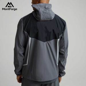 Custom Logo Men's Athletic Wear Set | Private Label Hooded Jacket & Shorts Supplier