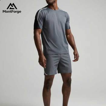 Custom Men's Crewneck Short Sleeve T-Shirt | Wholesale OEM Activewear Manufacturer