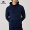 Navy Blue Reflective Strip Hood Sweatshirt | Custom Hoodies in Bulk Manufacturer
