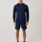 Men's Quick Dry Shorts Manufacturer | Navy Zipped Pockets Custom Sports Men Shorts