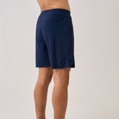 Men's Quick Dry Shorts Manufacturer | Navy Zipped Pockets Custom Sports Men Shorts