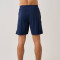 Men's Quick Dry Shorts Manufacturer | Navy Zipped Pockets Custom Sports Men Shorts