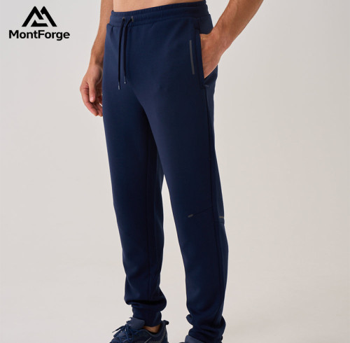 Jogger Sweatpants Manufacturer | Elastic Waistband Custom Reflective Strip Men Joggers