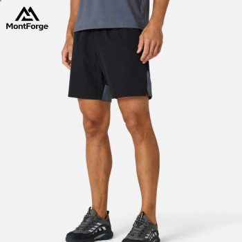 Custom Men Sports Shorts Manufacturer | Color Block Performance Shorts Supplier