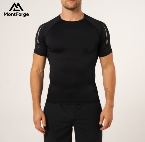 Slim Fit Performance Tee Manufacturer | Custom Men's gym T-shirt Supplier