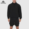 Private Label Men's Quarter-Zip Windbreaker | Wholesale Lightweight Athletic Pullover Jacket Supplier