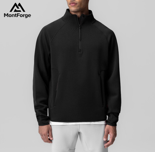 Men's Performance Quarter-Zip Running Pullover | Wholesale Custom Activewear Supplier