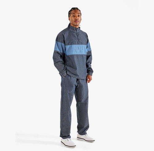 Custom Men's Golf Pants Supplier | Elastic Waist Drawstring Straight Leg Trousers Wholesale