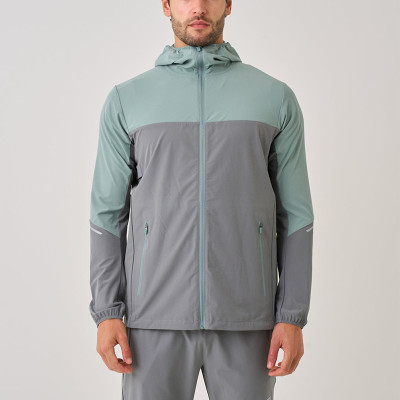 Running Jackets Manufacturer | Color Mixed Lightweight Outdoor Jackets Factory