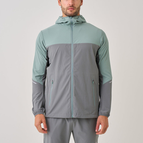 Running Jackets Manufacturer | Color Mixed Lightweight Outdoor Jackets Factory