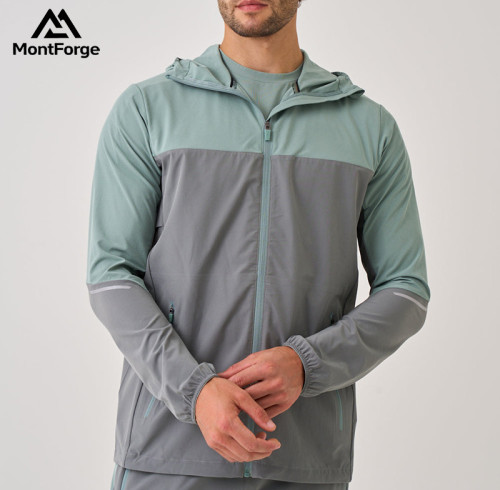 Running Jackets Manufacturer | Color Mixed Lightweight Outdoor Jackets Factory
