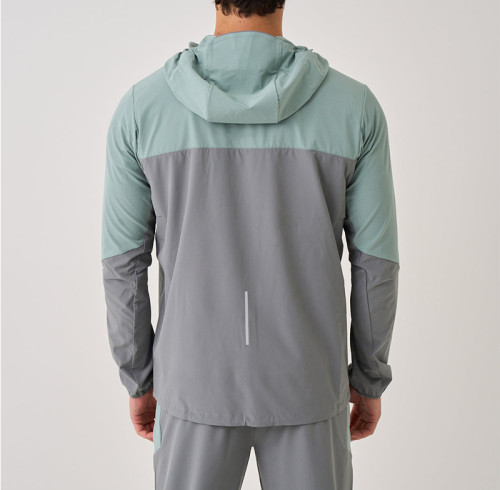 Running Jackets Manufacturer | Color Mixed Lightweight Outdoor Jackets Factory
