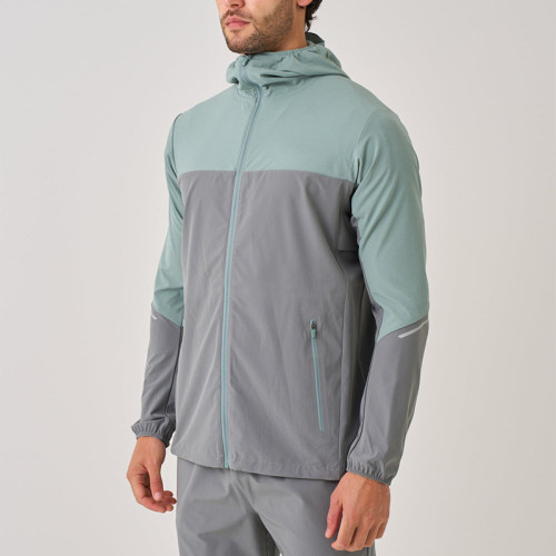 Running Jackets Manufacturer | Color Mixed Lightweight Outdoor Jackets Factory