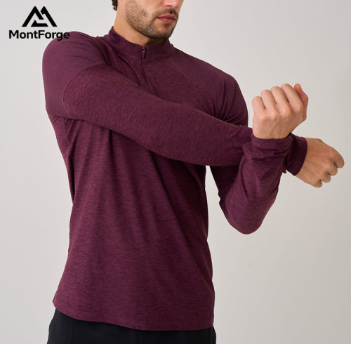 Polyester Workout T-Shirts Manufacturer | Long Sleeve Breathable Custom T-Shirt Supplier